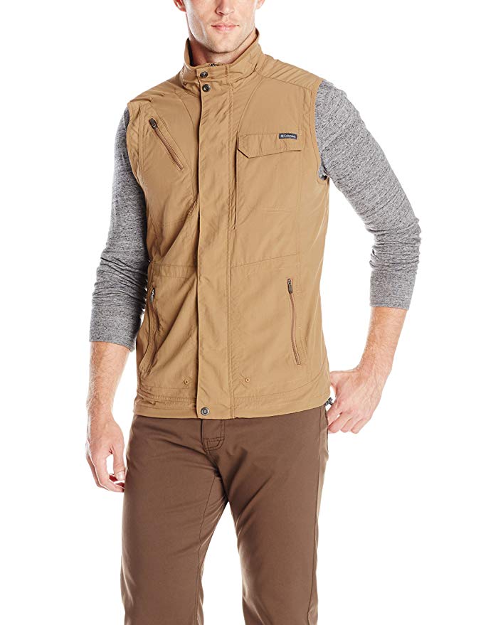 Coolred-Men Casual Ventilated Journalist Multi-Pockets Camping Vest 